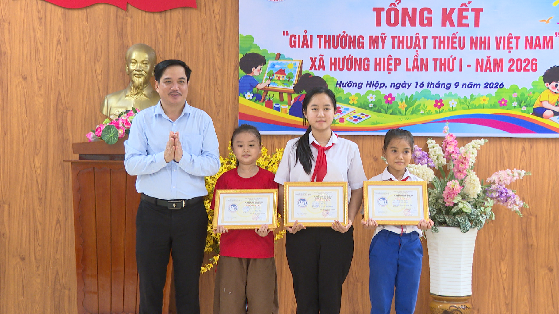 Hướng Hiệp: Tổ Chức “Giải Thưởng Mỹ Thuật Thiếu Nhi Việt Nam” Xã Lần Thứ I – Năm 2026