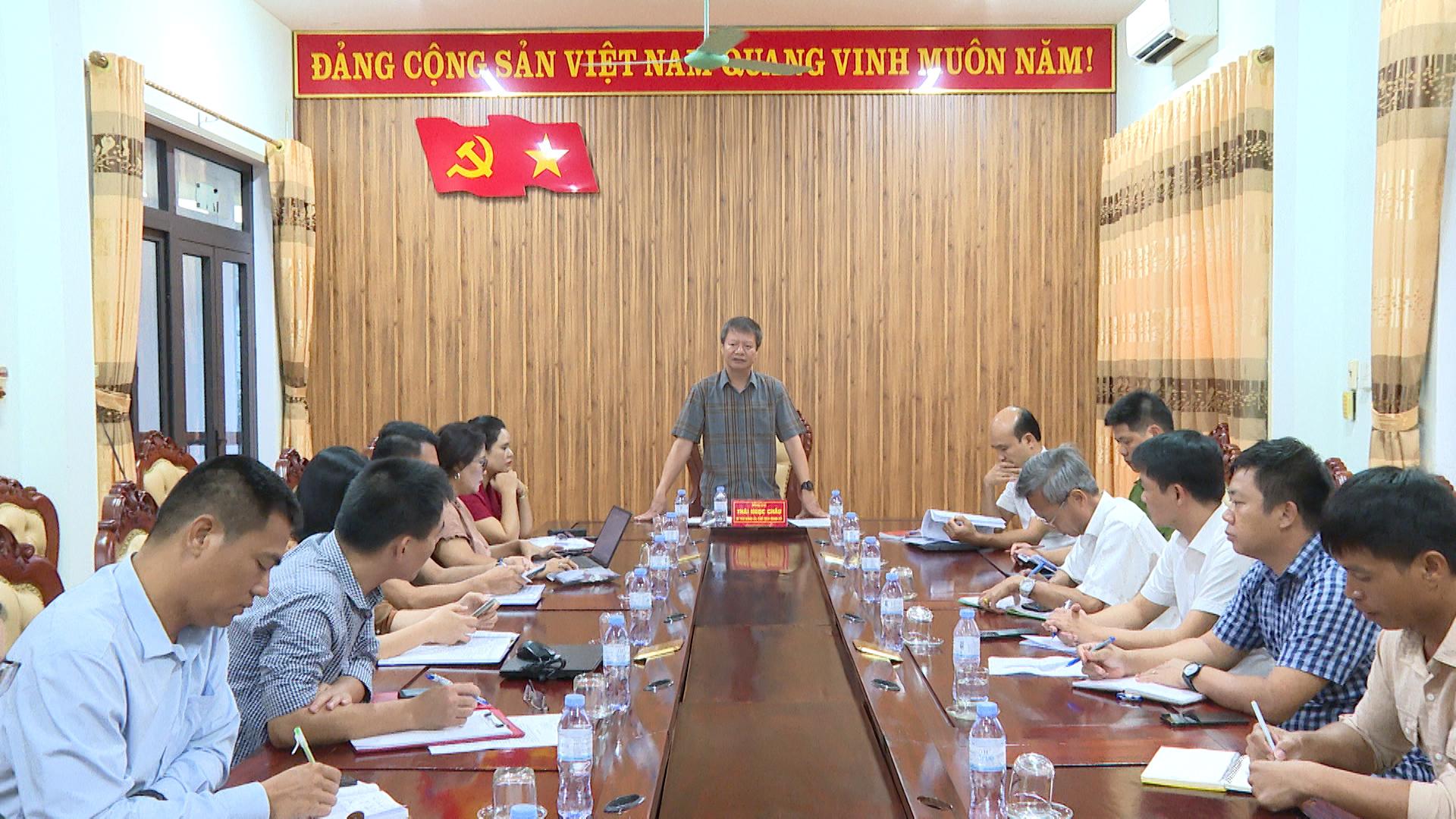 Hướng Hiệp: Thường trực Đảng ủy xã làm việc với các cơ quan, đơn vị về tình hình thực hiện dự án...