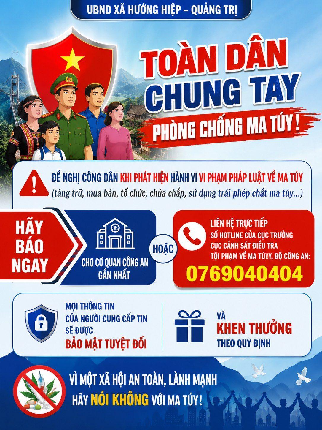 Toàn dân chung tay phòng chống ma túy
