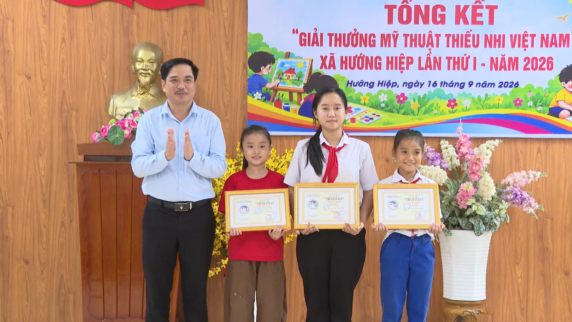 Giải thưởng Mỹ thuật thiếu nhi Việt Nam nơi khơi gợi niềm đam mê hội họa